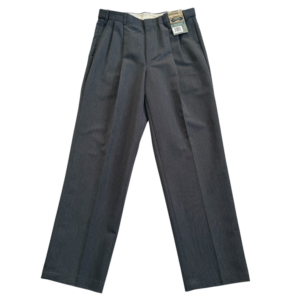 Vintage NWT KB Knights Bridge Expandable Waistband Pleated Pants Men’s 32 x 30
